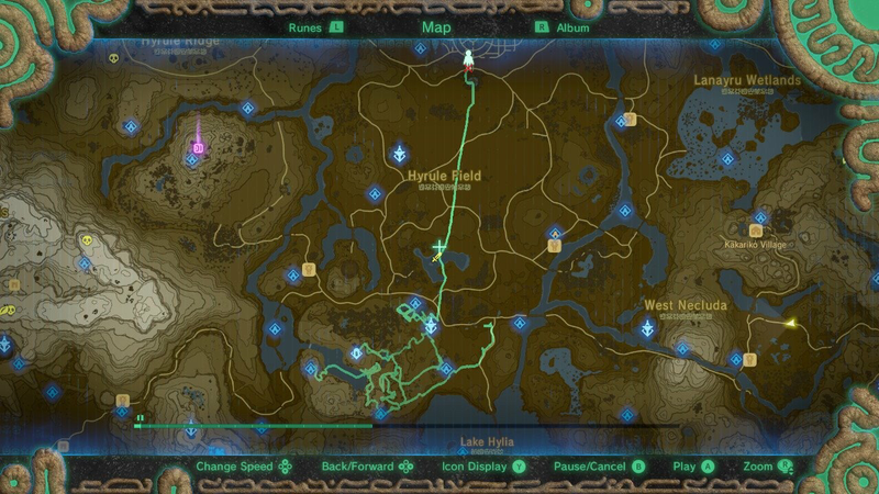 Illustration for article titled The New Zelda: Breath of the Wild DLC Lets You Retrace Your Deaths